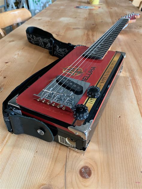 buy electric 3-string cigar box guitar|solid body cigar box guitar.